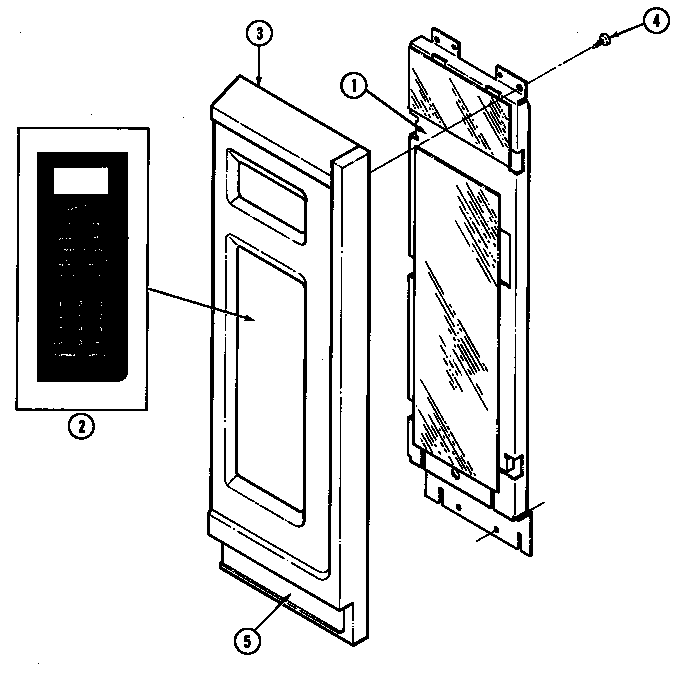 CONTROL PANEL (UPPER M167B/M167W)