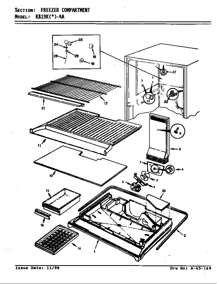 Freezer compartment