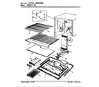Magic Chef RB19KA-4A/AG65D freezer compartment diagram