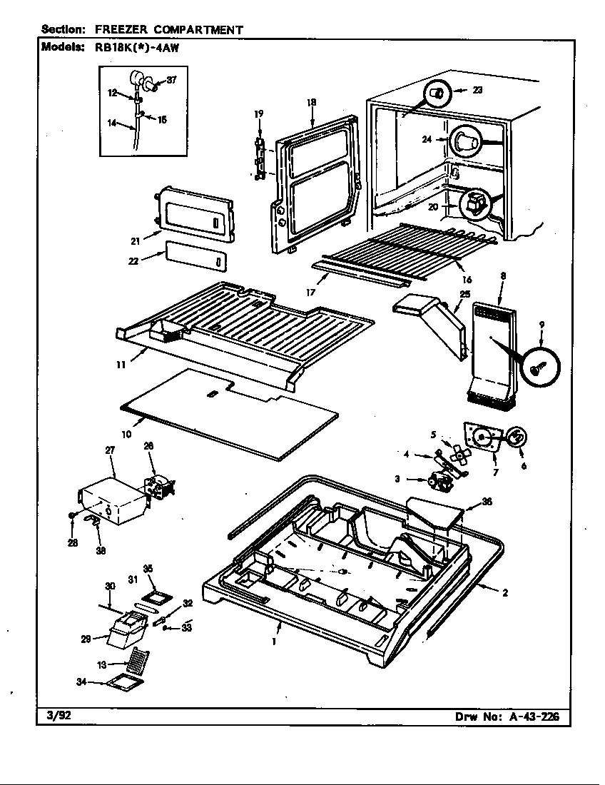Freezer compartment