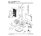 Magic Chef RC20KN-00/BS03B unit compartment & system diagram