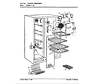 Magic Chef RC20KA-00/BS03B freezer compartment diagram