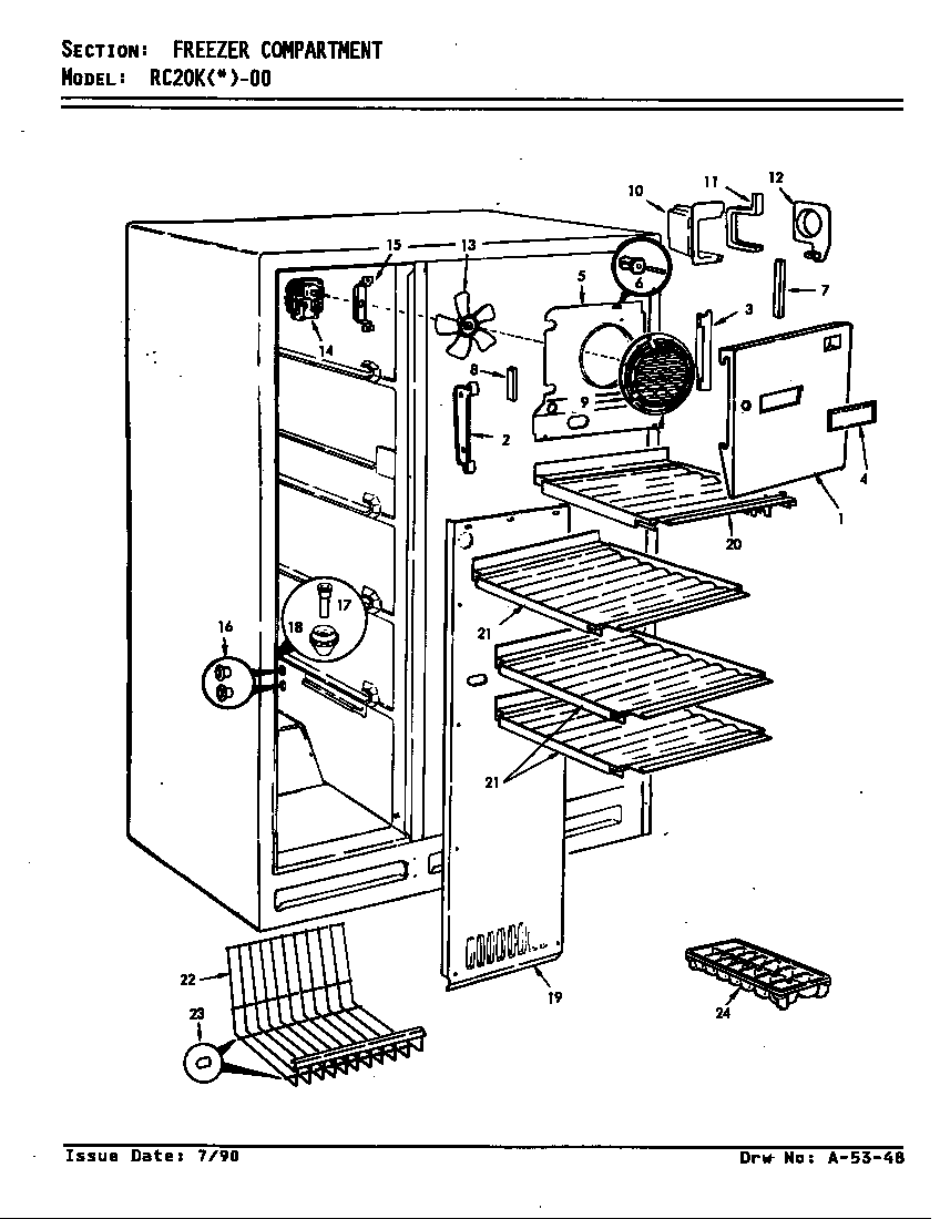 Freezer compartment