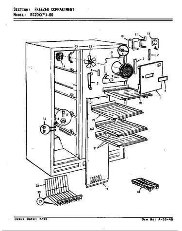 Freezer compartment
