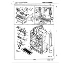 Magic Chef RC24CY-3AI/3N80B water & ice dispenser diagram