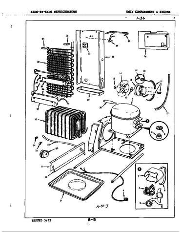Unit compartment & system
