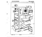 Magic Chef RC24CA-3AI/3N80A freezer compartment diagram