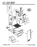 Freezer compartment (cdns22v9/ar35a) (cdns22v9/br35a) (cdns22v9a/ar36a) (cdns22v9a/br36a)