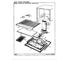 Maytag RBE17KN-0A/CG23A freezer compartment diagram