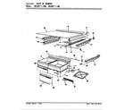 Magic Chef RB18KN-4BW/BG46A chest of drawers diagram