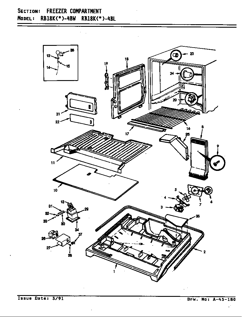 Freezer compartment