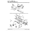 Magic Chef RB18KA-4BL/BG47A ice maker & bin diagram
