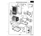 Magic Chef RNC20AY-3A/2L46A unit compartment & system diagram