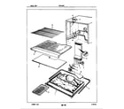 Maytag NNT196GZ/7A11A freezer compartment diagram
