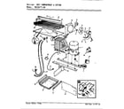 Magic Chef RB15KN-00/AG09A unit compartment & system diagram