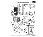 Magic Chef RNC20AN-3A/3M51B unit compartment & system diagram