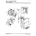 Maytag KBDS24L92KW/AP82A ice & water dispenser diagram
