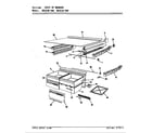 Magic Chef RB18JN-4AW/9A31A chest of drawers diagram