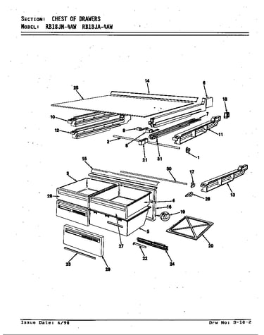 Chest of drawers
