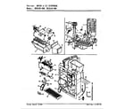 Magic Chef RB18JA-4AW/9A32A water & ice dispenser diagram