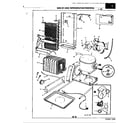 Magic Chef RNC20AY-3A/3M65A unit compartment & system diagram