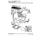 Magic Chef RB18JN-4AW/9A32B unit compartment & system diagram