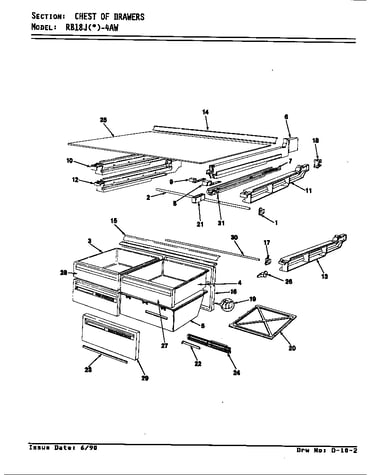 Chest of drawers