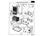 Magic Chef RNC22AA-3A/2L47A unit compartment & system diagram