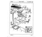 Magic Chef RB15EY-2A/5E32A unit compartment & system diagram