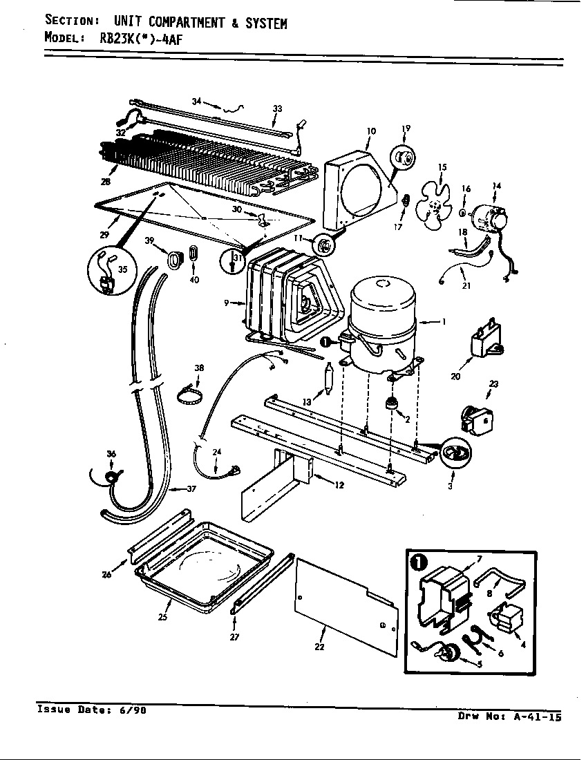 Unit compartment & system