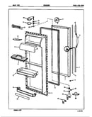Fresh food door (nedns249ha/7l38a) (nedns249hh/7l38a)