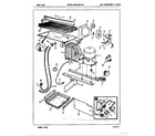 Magic Chef RB17EY-2A/7C03A unit compartment & system diagram