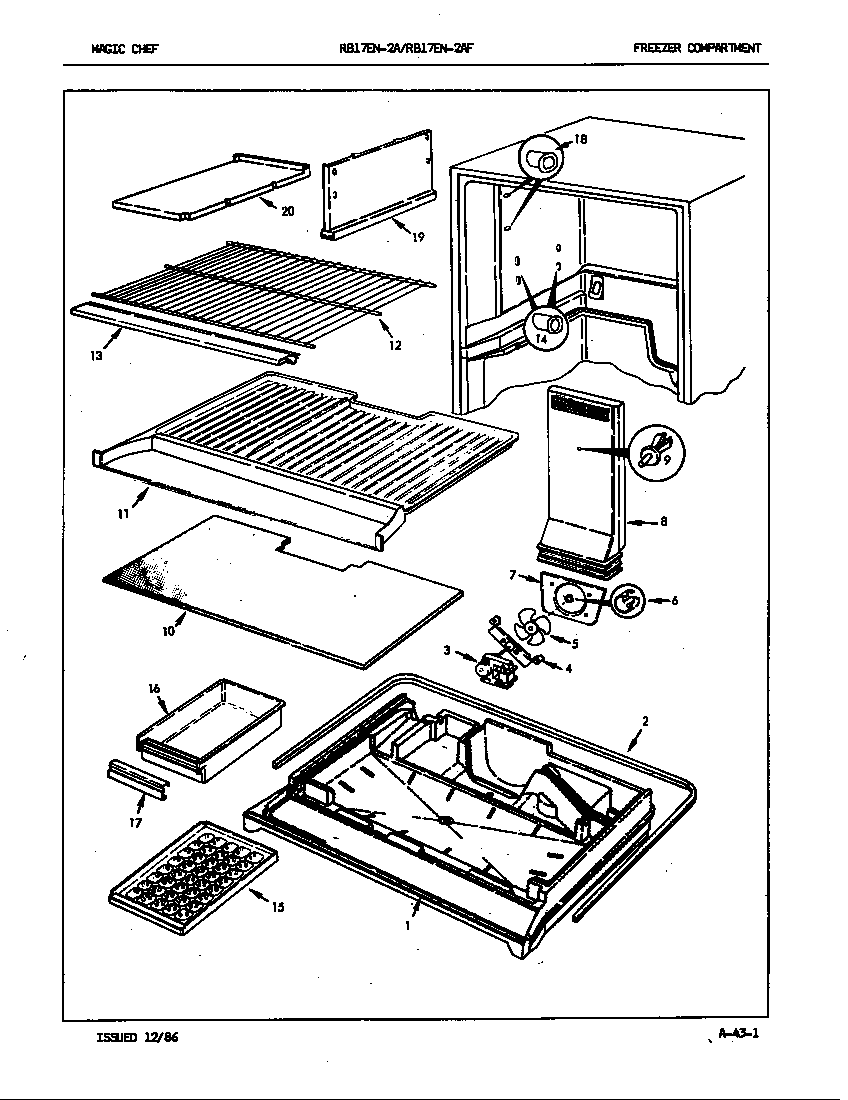 FREEZER COMPARTMENT