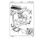 Maytag NENT196H/7A81A unit compartment & system diagram