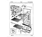 Maytag NENT196HH/7A81A fresh food compartment diagram