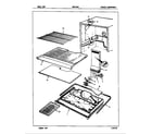 Maytag NENT196H/7A81A freezer compartment diagram