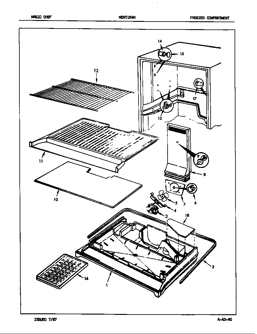 Freezer compartment