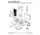 Magic Chef RC24LA-3AW/BS81A unit compartment & system diagram