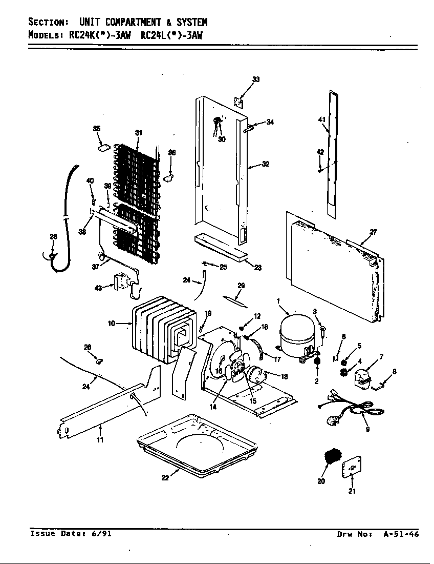 Unit compartment & system