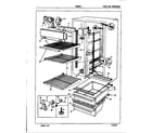 Maytag NNS207G/7L39A fresh food compartment diagram