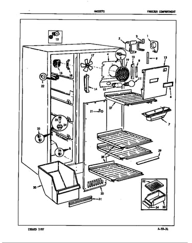 Freezer compartment