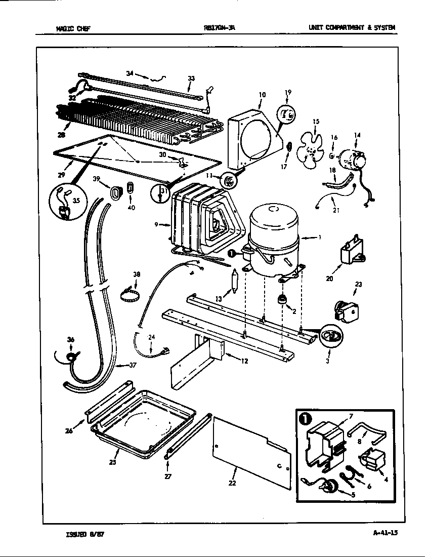 Unit compartment & system