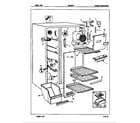 Maytag NENS207GA/7L31A freezer compartment diagram