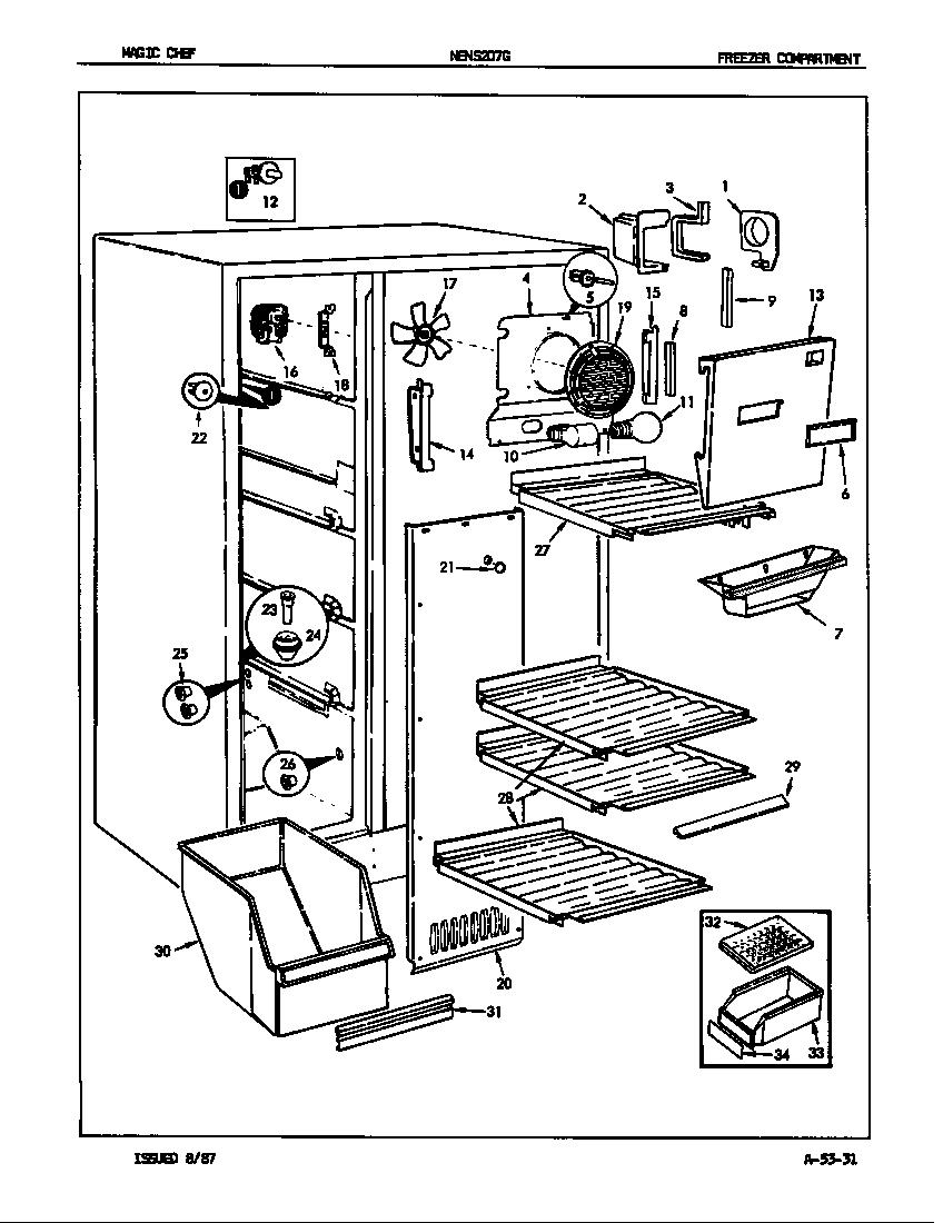 Freezer compartment