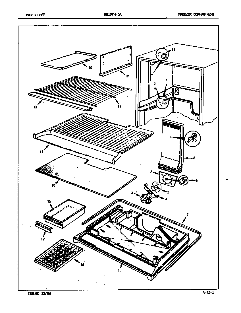 Freezer compartment