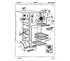 Maytag NENS208GZH/7L32A freezer compartment diagram