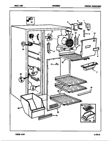 Freezer compartment