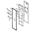 Maytag SILVER22 freezer inner door diagram