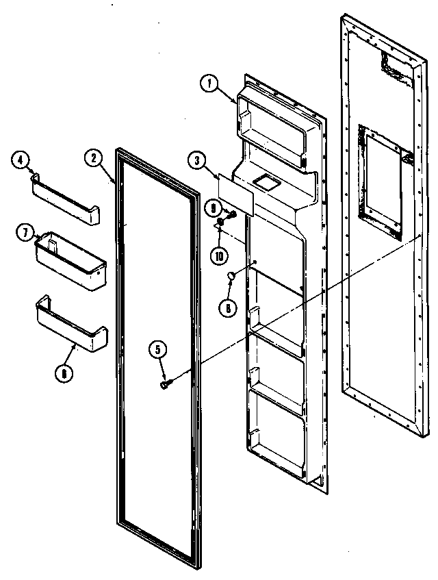 Freezer inner door