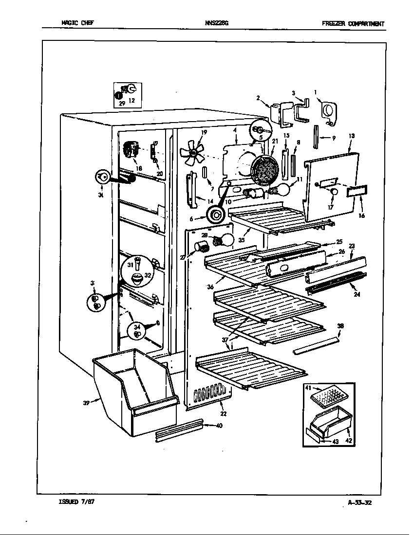 Freezer compartment